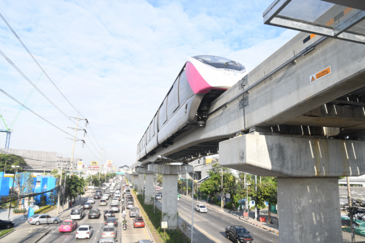 รถไฟฟ้าสายสีชมพู รถไฟฟ้าสายสีชมพู