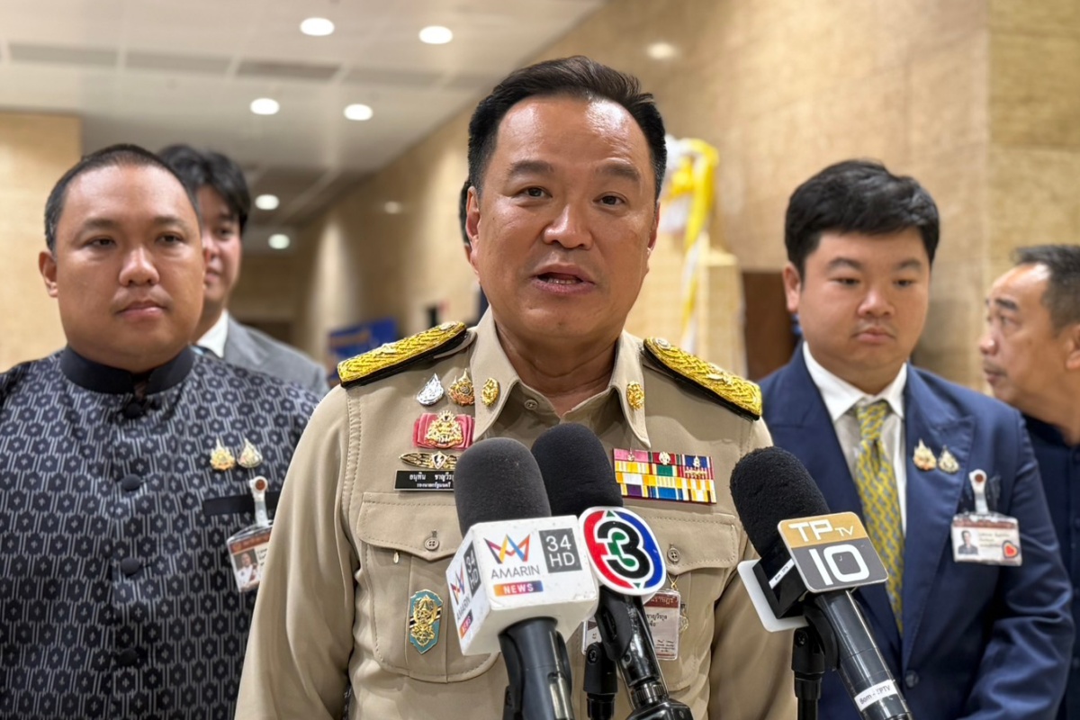 อนุทิน แจงผิดคิว ‘ไชยชนก’ ลั่นปมกาสิโน ความเห็นส่วนตัว ไม่ใช่มติพรรค