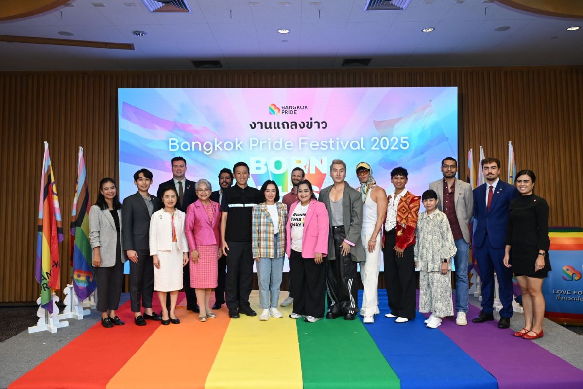“Bangkok Pride Festival 2025” มิ.ย.นี้ คาดสร้างเงินหมุนเวียนกว่า 4,500 ล้านบาท