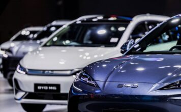 รถยนต์ BYD ภาพโดย REUTERS/Chalinee Thirasupa