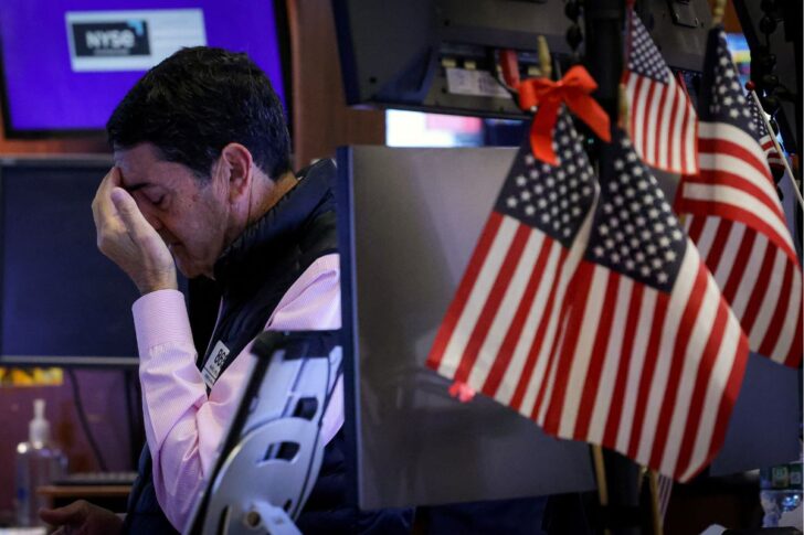 US Stock ตลาดหุ้นนิวยอร์ก ภาพโดย REUTERS/Brendan McDermid