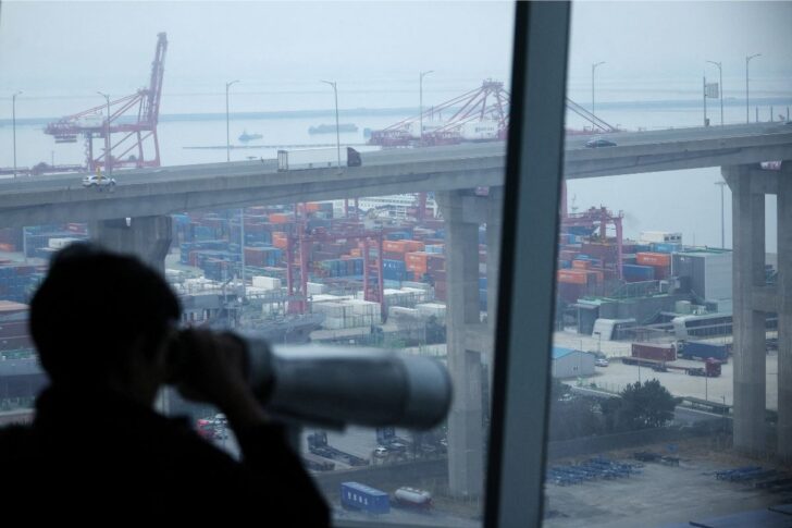Korea Port ท่าเรือพย็องแท็ก เกาหลี ภาพโดย REUTERS/Kim Hong-Ji