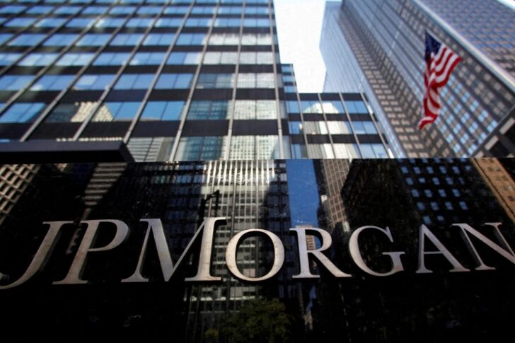 JPMorgan สำนักงานเจพีมอร์แกน นครนิวยอร์ก ภาพโดย REUTERS/Mike Segar