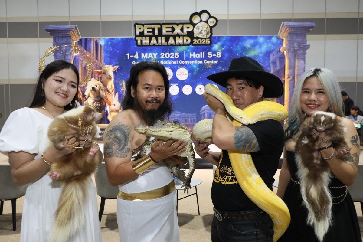 Pet Expo Thailand 2025 จัดใหญ่โชว์นวัตกรรม-สัตว์หายาก ตั้งเป้าผู้เข้าชมแตะ 2 แสนราย