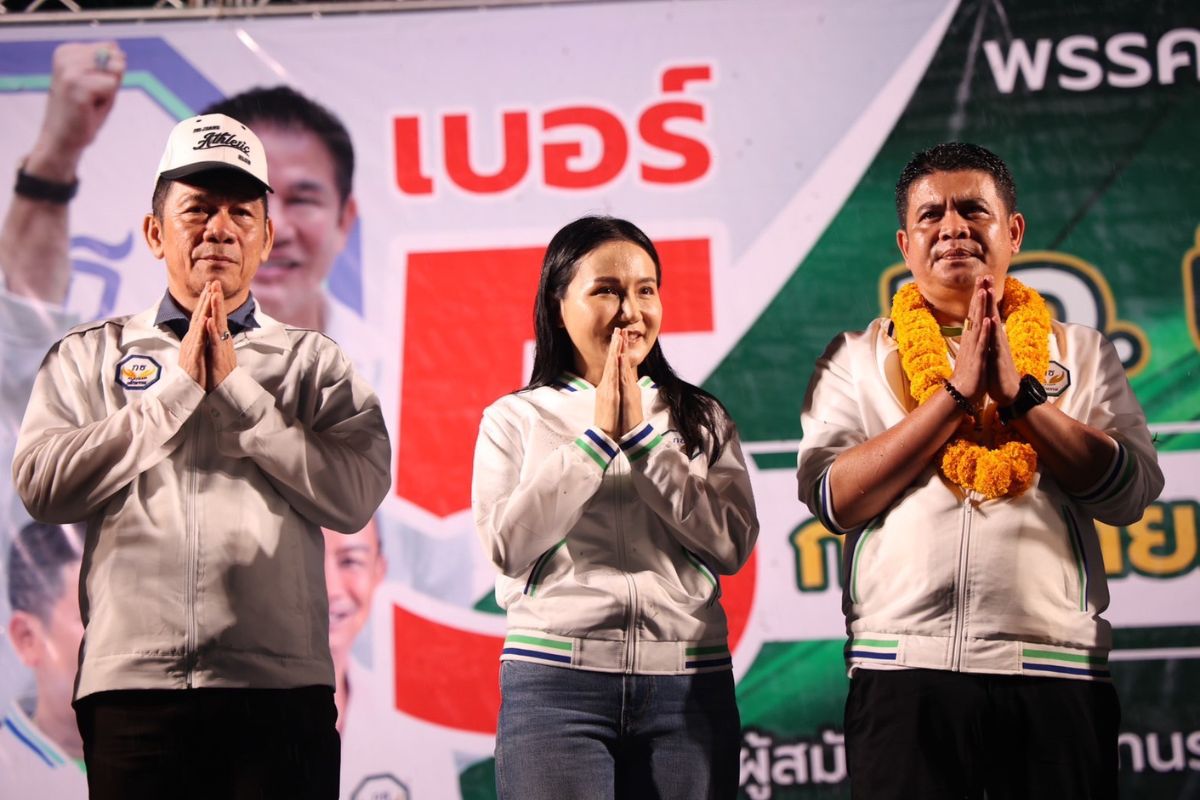 ธรรมนัส-นฤมล ขนขุนพลกล้าธรรมปราศรัยเลือกตั้งซ่อมนครศรีฯ