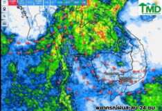 พยากรณ์ฝนสะสม 28 เมษายน 2568