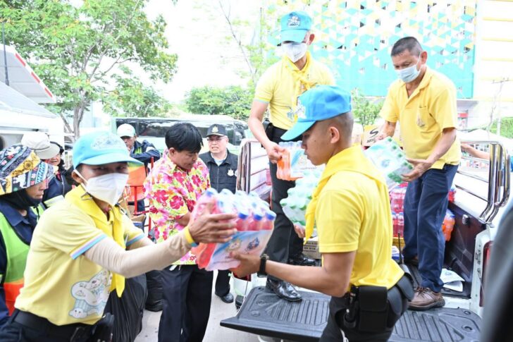 image1 กรมทรัพยากรน้ำ มอบน้ำดื่ม หนุนปฏิบัติการภารกิจกู้ภัยตึก สตง.ถล่ม