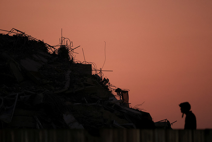 Aftermath of a strong earthquake, in Bangkok