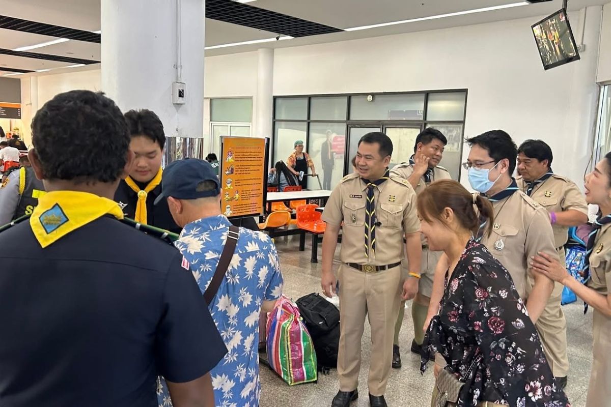 ลูกเสือจิตอาสา ตั้งจุดอำนวยความสะดวกช่วงสงกรานต์ ทั่วประเทศ