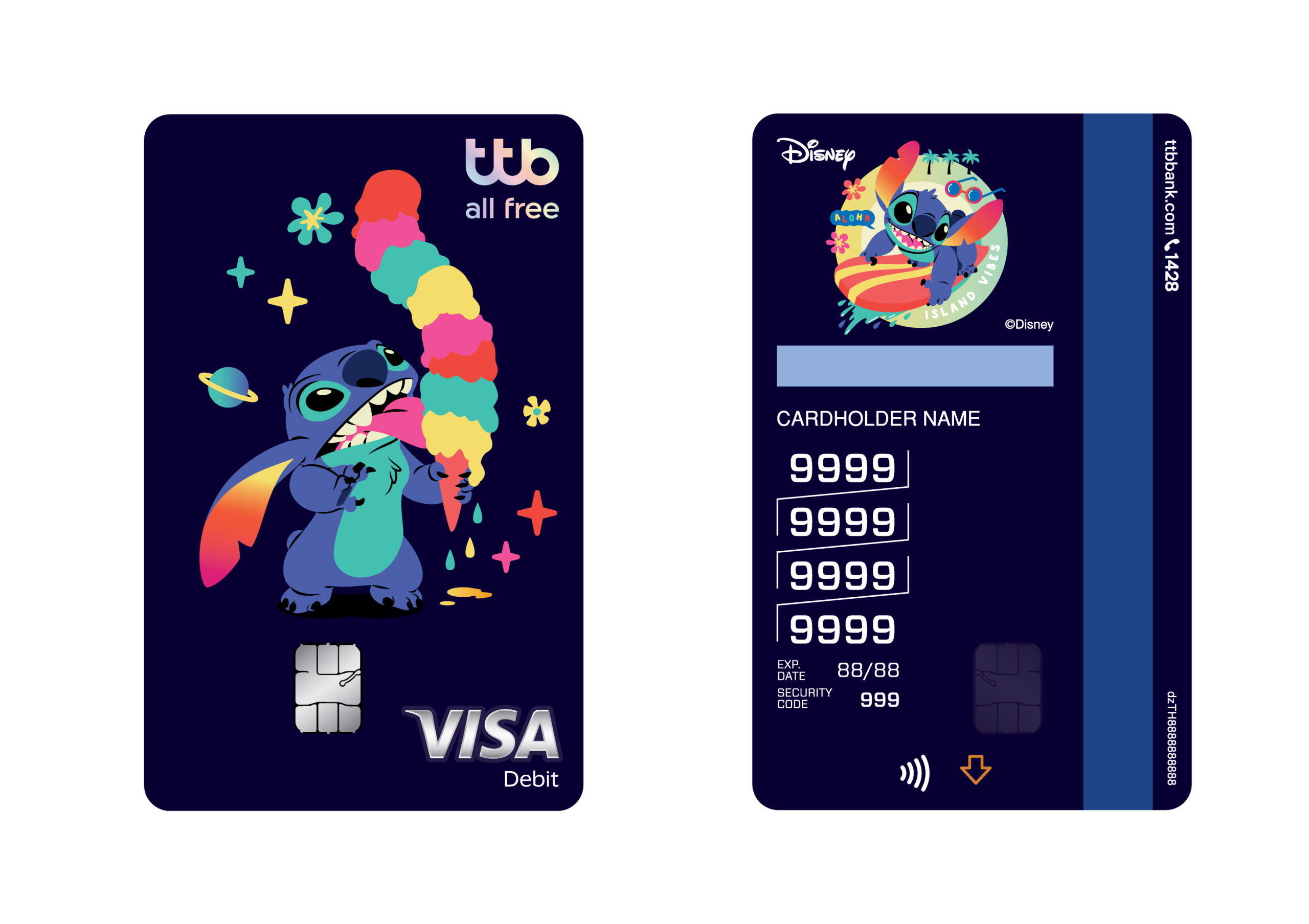 ทีทีบี เปิดตัวบัตรเดบิตลายใหม่ “สติทช์” ลิมิเต็ดเอดิชั่น เพียง 2,000 ใบ   
