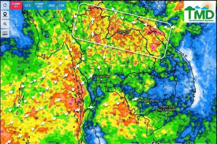 24-may68496943738_1129815895857211_3145286159522267806_n พยากรณ์ฝนสะสม วันที่ 24 พ.ค. 2568
