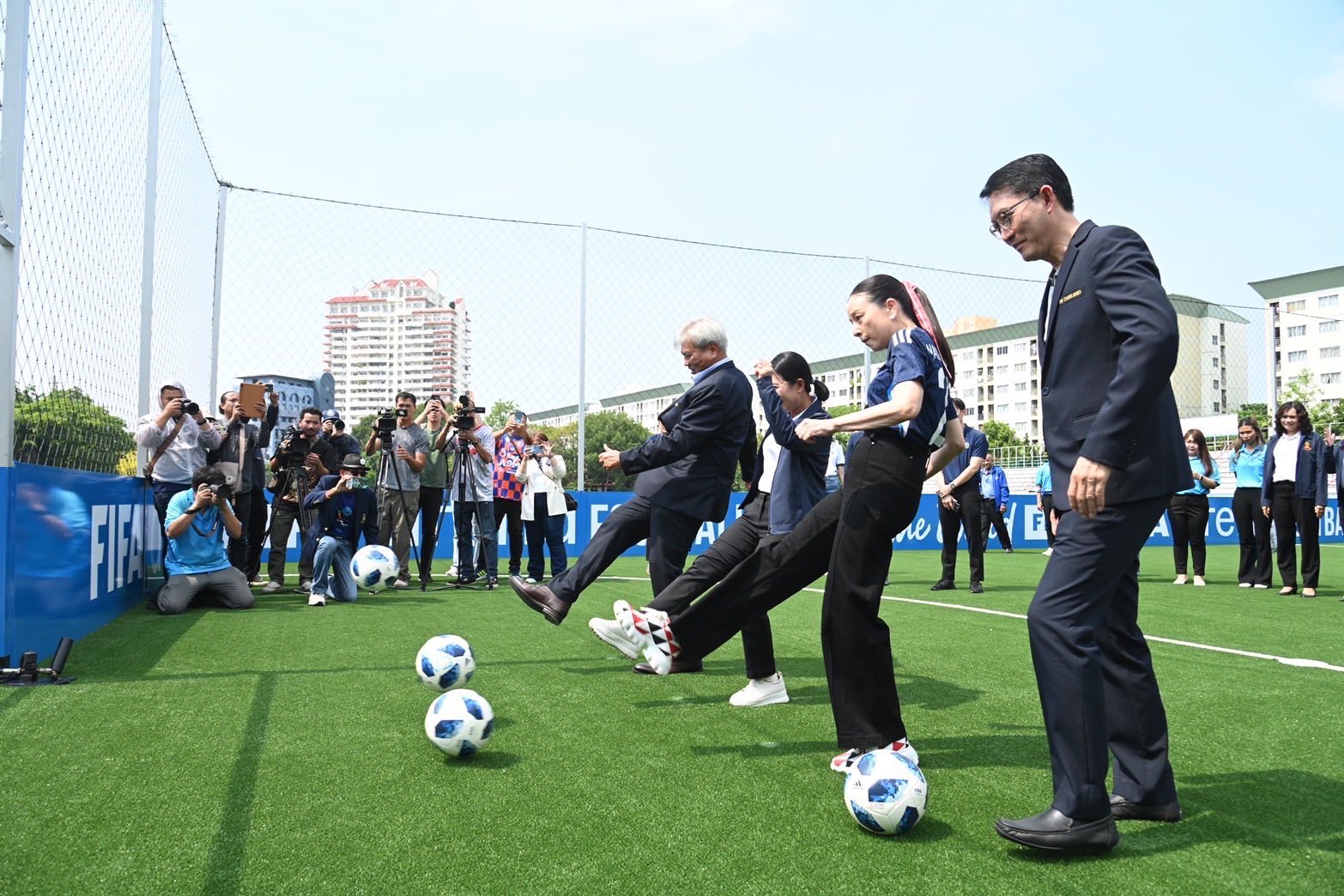 มาดามแป้ง เปิดโครงการ 'FIFA Arena Project' ประเทศแรกในเอเชีย