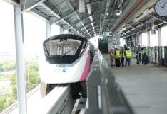 MRT Pink Line รถไฟฟ้าสายสีชมพู เมืองทองธานี