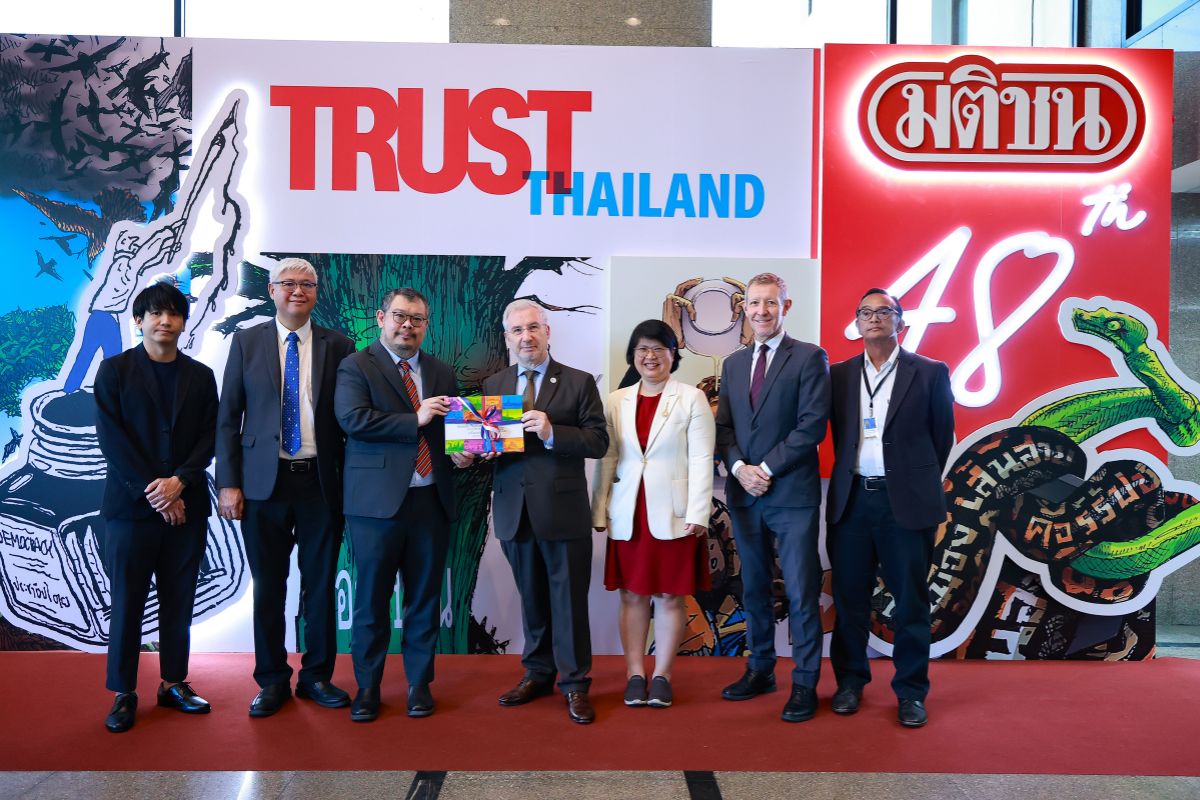 เอกอัครราชทูตฝรั่งเศส เยือนมติชน ร่วมแลกเปลี่ยนความคิดเห็นกับผู้บริหาร