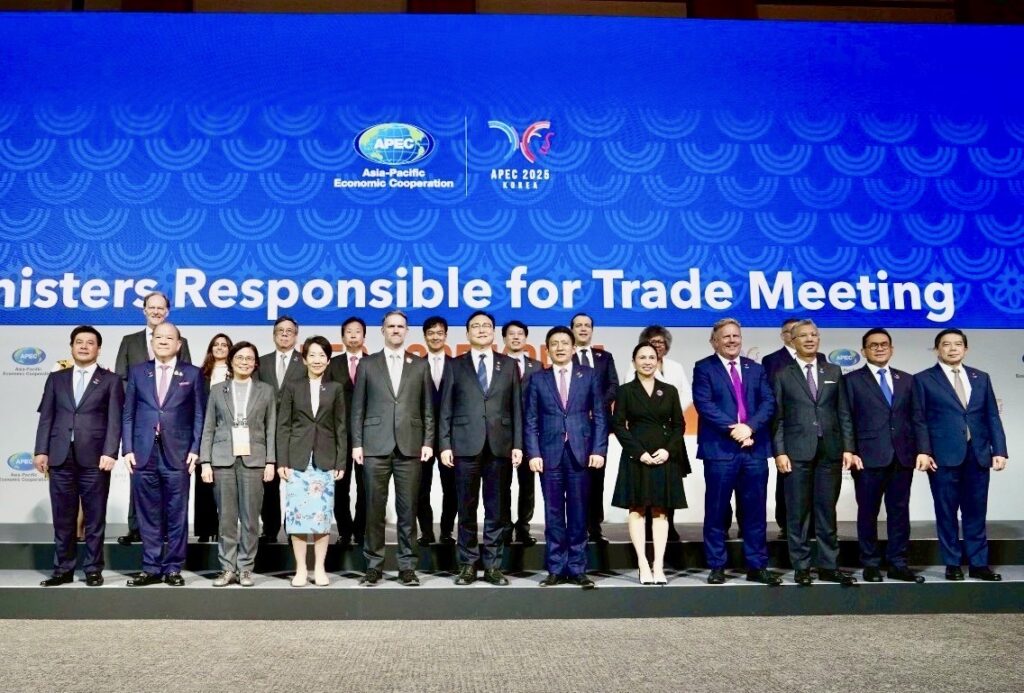 การประชุมรัฐมนตรีการค้าเอเปค (APEC Ministers Responsible for Trade Meeting: MRT) ประจำปี 2568 ณ จังหวัดเชจู สาธารณรัฐเกาหลี