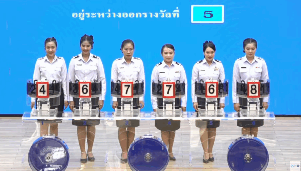 ผู้ช่วยหมุนการออกรางวัล งวด 16 พ.ค. 2568 พนักงานจากองค์การขนส่งมวลชนแห่งประเทศไทย