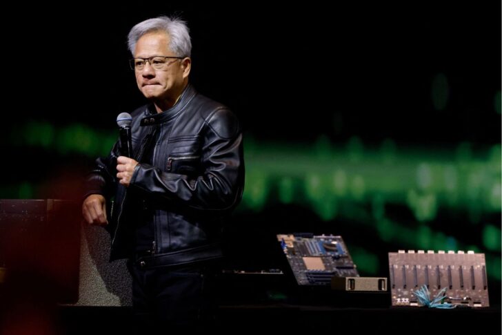 Jensen Huang Nvidia เจนเซน หวง ภาพโดย REUTERS/Ann Wang