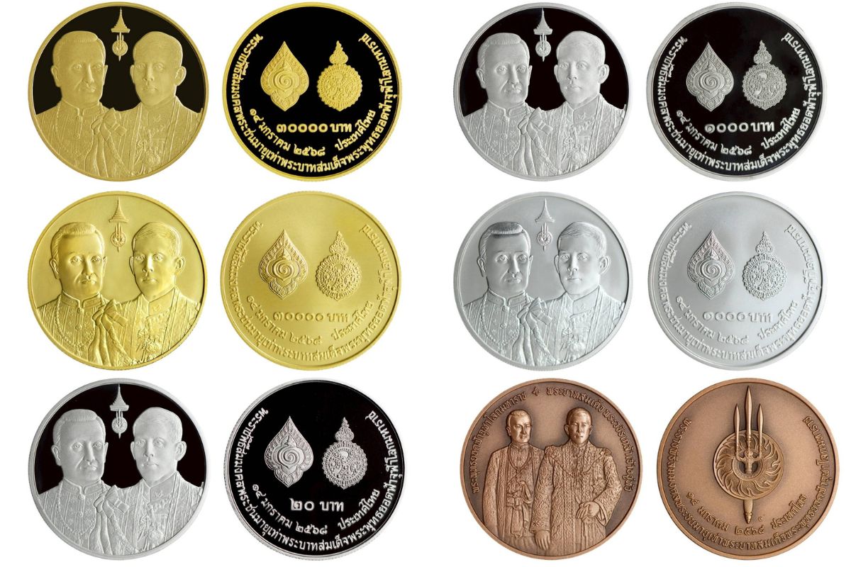 ธนารักษ์เปิดจำหน่ายเหรียญที่ระลึก ร.10 พระชนมายุเท่า ร.1 เริ่ม 26 พ.ค. นี้