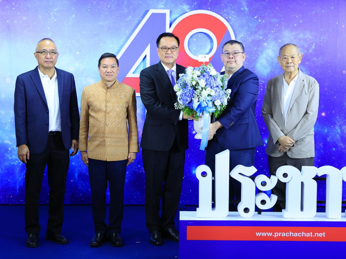 อนุทิน ร่วมยินดีกับ “ประชาชาติธุรกิจ” ในโอกาสก้าวสู่ปีที่ 49