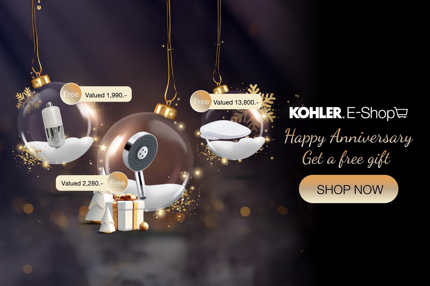 Kohler E-Shop Anniversary ยกระดับประสบการณ์ชอปออนไลน์ พร้อมดีลสุดคุ้ม