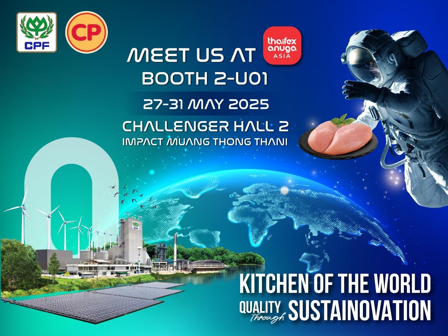 ซีพีเอฟ นำเทรนด์นวัตกรรมอาหารระดับโลก ร่วมงาน THAIFEX – Anuga Asia 2025