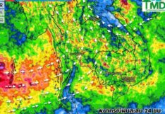 พยากรณ์ฝนสะสม 25 พ.ค. 2568