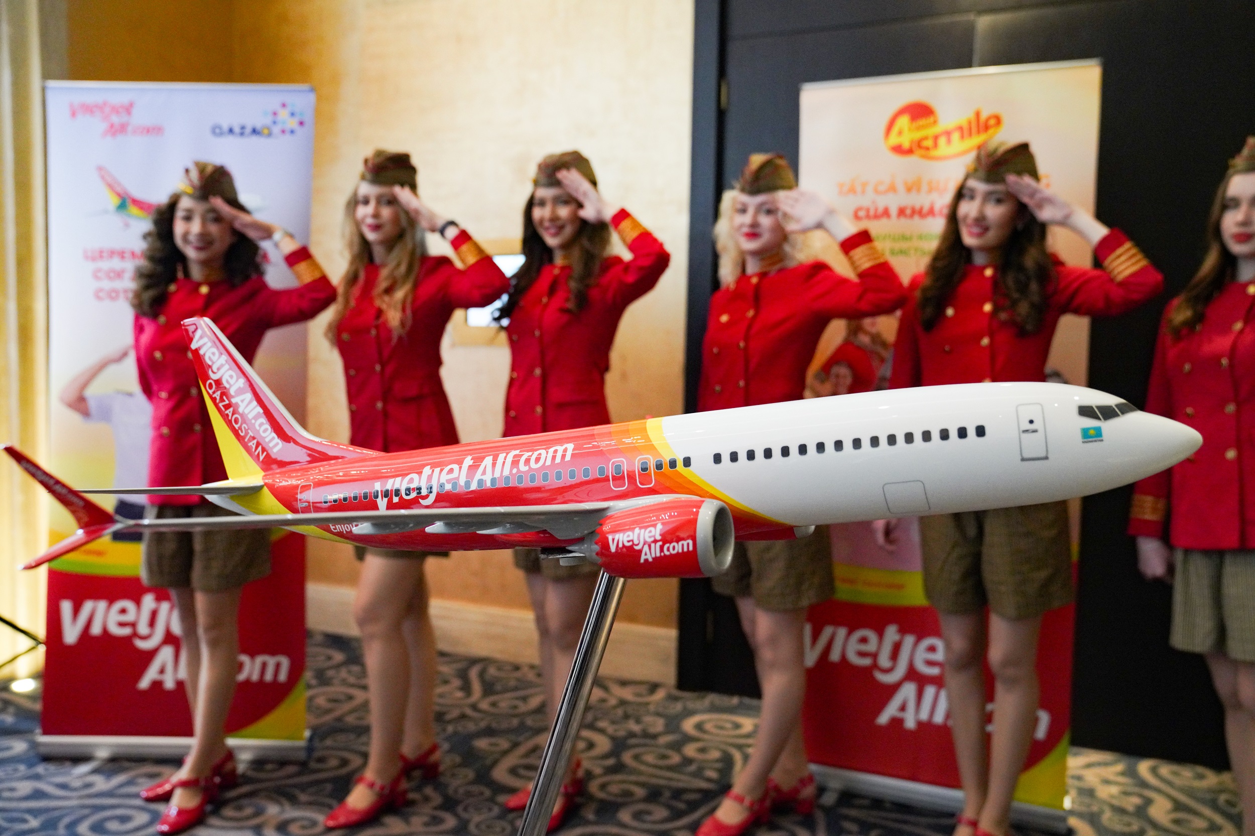 เวียตเจ็ท เปิดตัว “Vietjet Qazaqstan” บุกตลาดการบินเอเชียกลาง