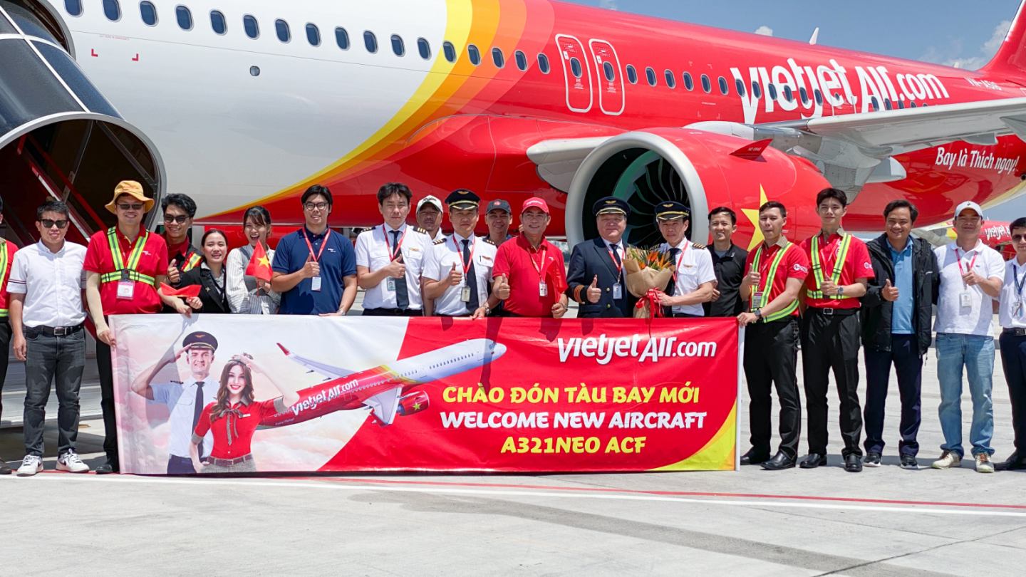 เวียตเจ็ท รับมอบ A321neo ลำใหม่ ขยายเส้นทางบินรับดีมานด์โตปี 68