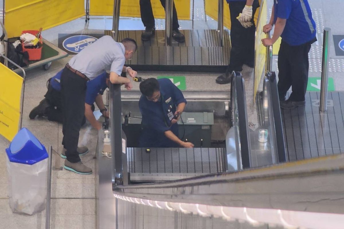 “สนามบินสุวรรณภูมิ” แจงบันไดเลื่อนหยุดฉุกเฉิน ระบบนิรภัยทำงานอัตโนมัติ-ไม่มีผู้บาดเจ็บ