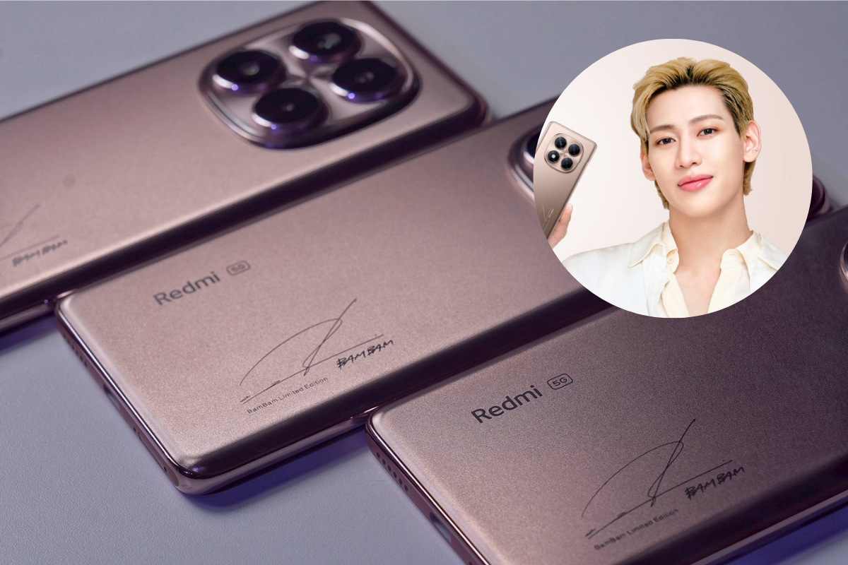 เงินในกระเป๋าอากาเซ่สั่น Redmi Note 14 Pro 5G ลายเซ็น “แบมแบม” 11,990 บาท