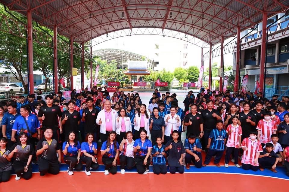 ออมสิน จัด School Tour ยกทัพนักกีฬาทีมชาติ สร้างแรงบันดาลเยาวชน