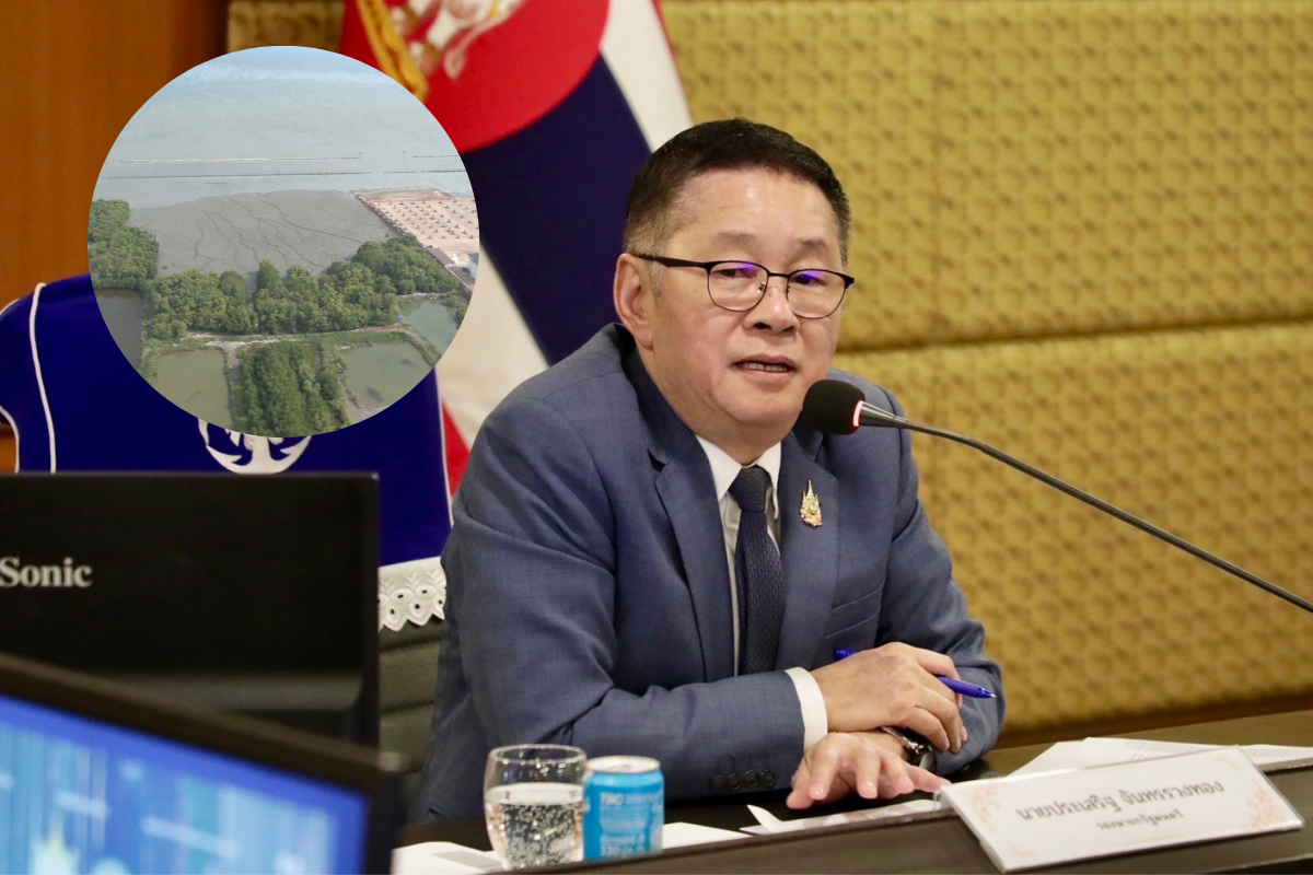 “ประเสริฐ” สั่งทส. เตรียมแผนรับมือน้ำทะเลขึ้นสูง – ปัญหากัดเซาะชายฝั่งอ่าวไทยตอนบน