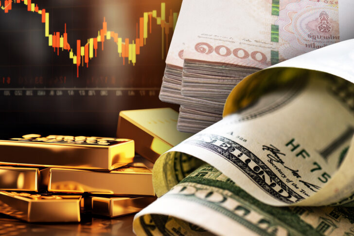 dollar-baht-gold ค่าเงิน บาท-ดอลลาร์-ราคาทองคำ