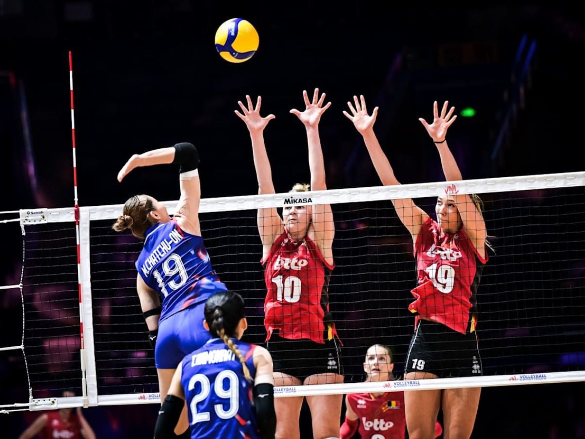 วอลเลย์บอลหญิงเนชั่นส์ลีก สาวไทย สุดต้าน พ่ายเบลเยียม 1-3 เซต