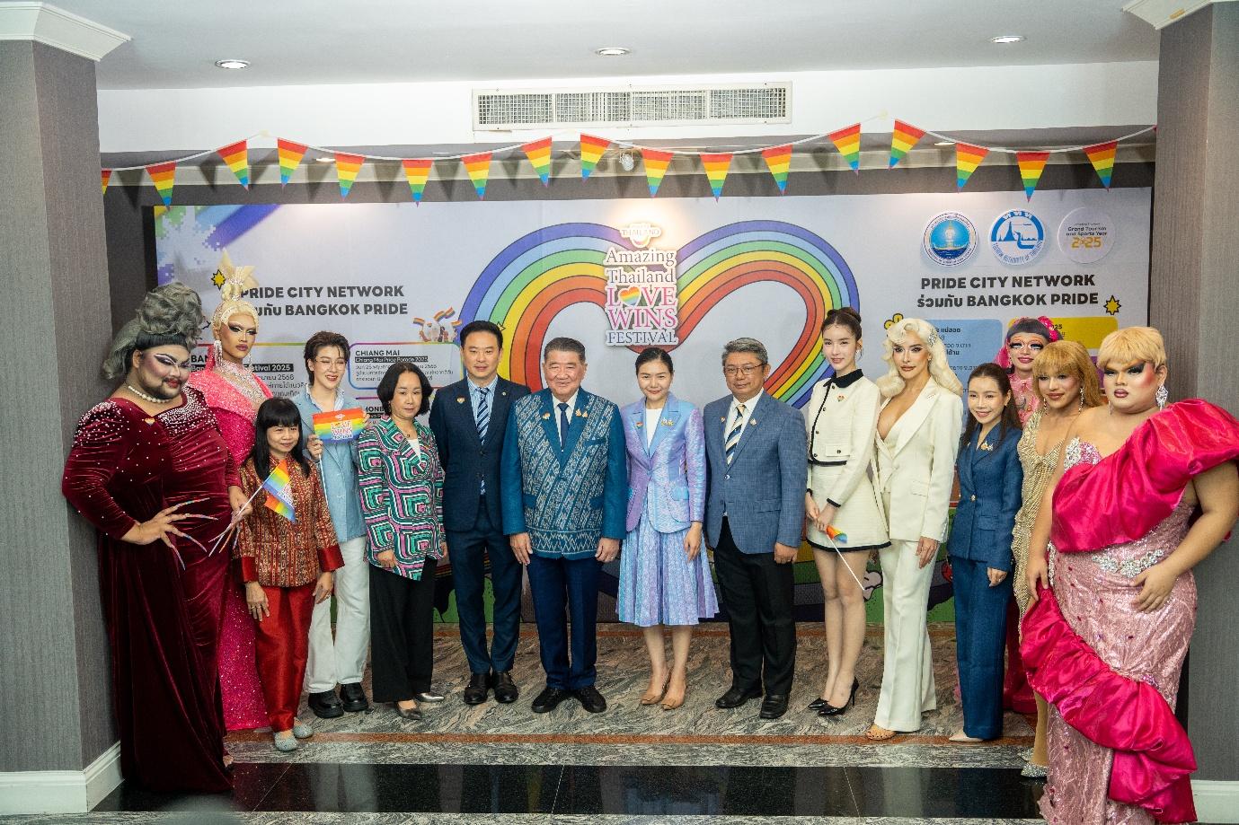 ททท.ฉลอง Pride Month อย่างยิ่งใหญ่ ปักหมุดไทยสู่เมืองปลายทางแห่งความเท่าเทียม