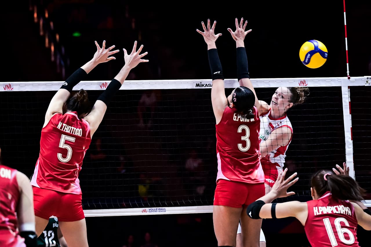วอลเลย์บอลหญิงเนชั่นส์ลีก 2025 นัดแรก ไทย พ่าย โปแลนด์ 0-3 เซต