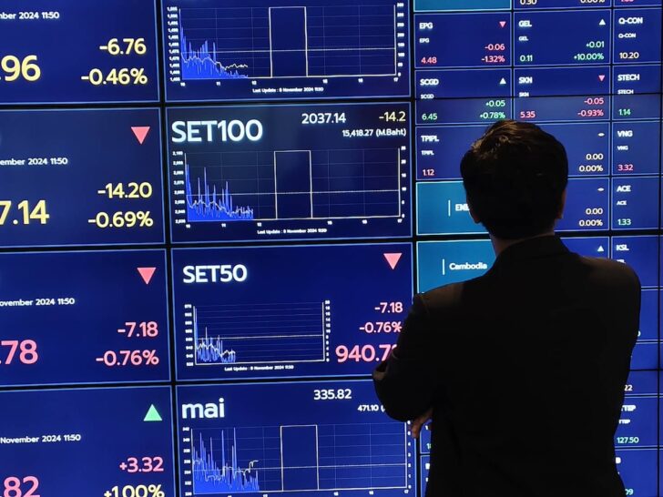 Thai stocks pass the low point.