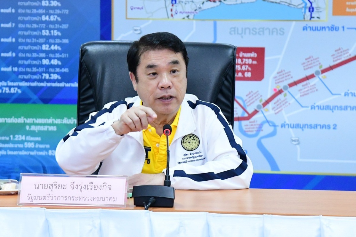 คมนาคมสั่งทุกหน่วยงาน ถนน-ราง-การบิน-เจ้าท่า พร้อมรับมือ ‘พายุวิภา’