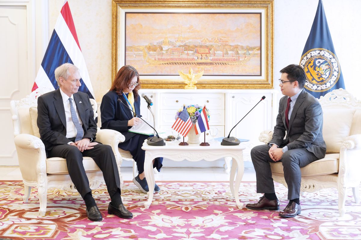 'ฉันทวิชญ์' ถกทูตสหรัฐ กระชับความร่วมมือการค้าไทย-สหรัฐ
