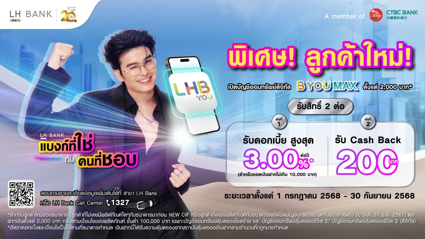 LH Bank ตอกย้ำความสำเร็จแคมเปญ “LH Bank แบงก์ที่ใช่กับคนที่ชอบ” 