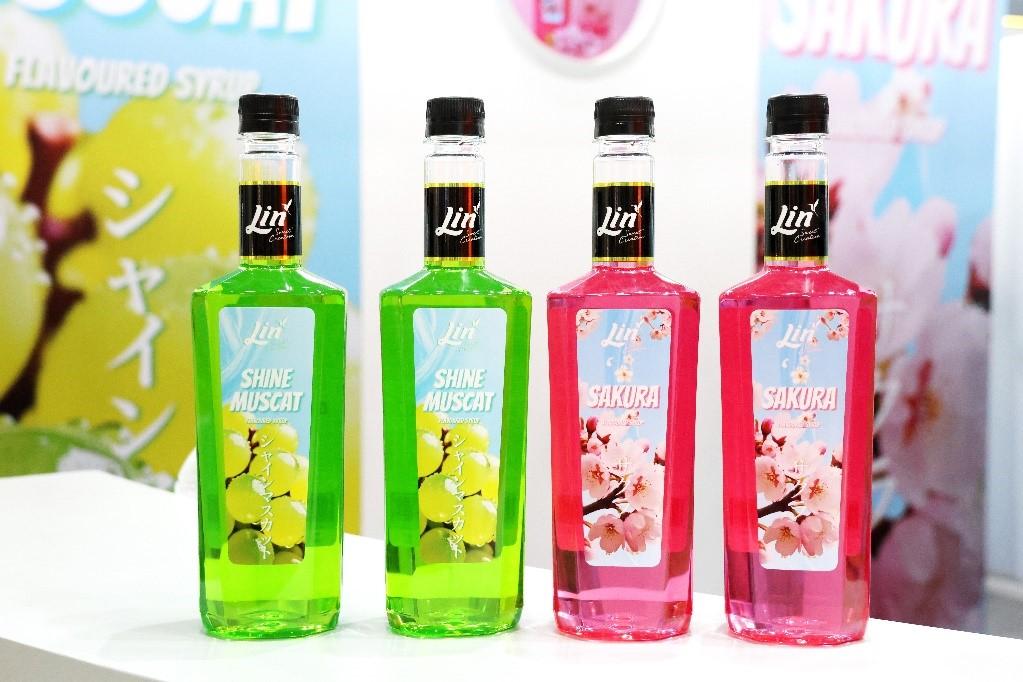 Lin Sweet Creation เปิดตัวไซรัป 2 กลิ่นใหม่: องุ่นไชน์มัสแคทและซากุระ 