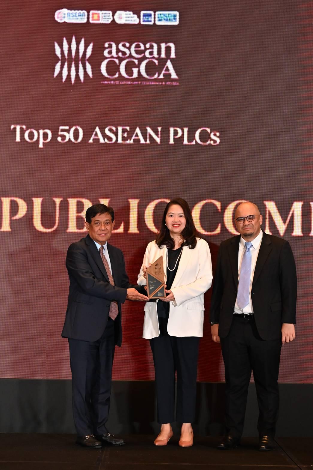 บี.กริม เพาเวอร์ คว้ารางวัล Top 50 ASEAN Public Listed Companies 