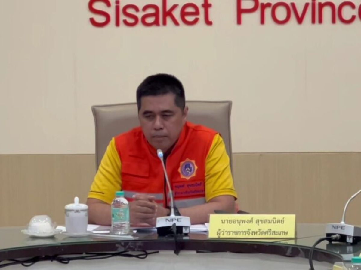ผวจ.ศรีสะเกษ ประกาศเขตภัยพิบัติ หลังเหตุปะทะชายแดนกระทบ 1 แสนกว่าครัวเรือน