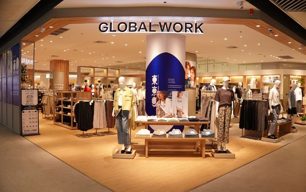 Adastria ยักษ์แฟชั่นญี่ปุ่น ส่งแบรนด์เรือธง “GLOBAL WORK” บุกสาขาแรกในไทย