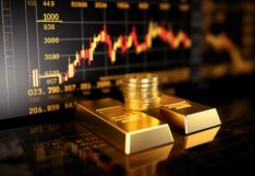 gold-bar-resting-stocks-shares-graph-representing-investment-digital-ai-art