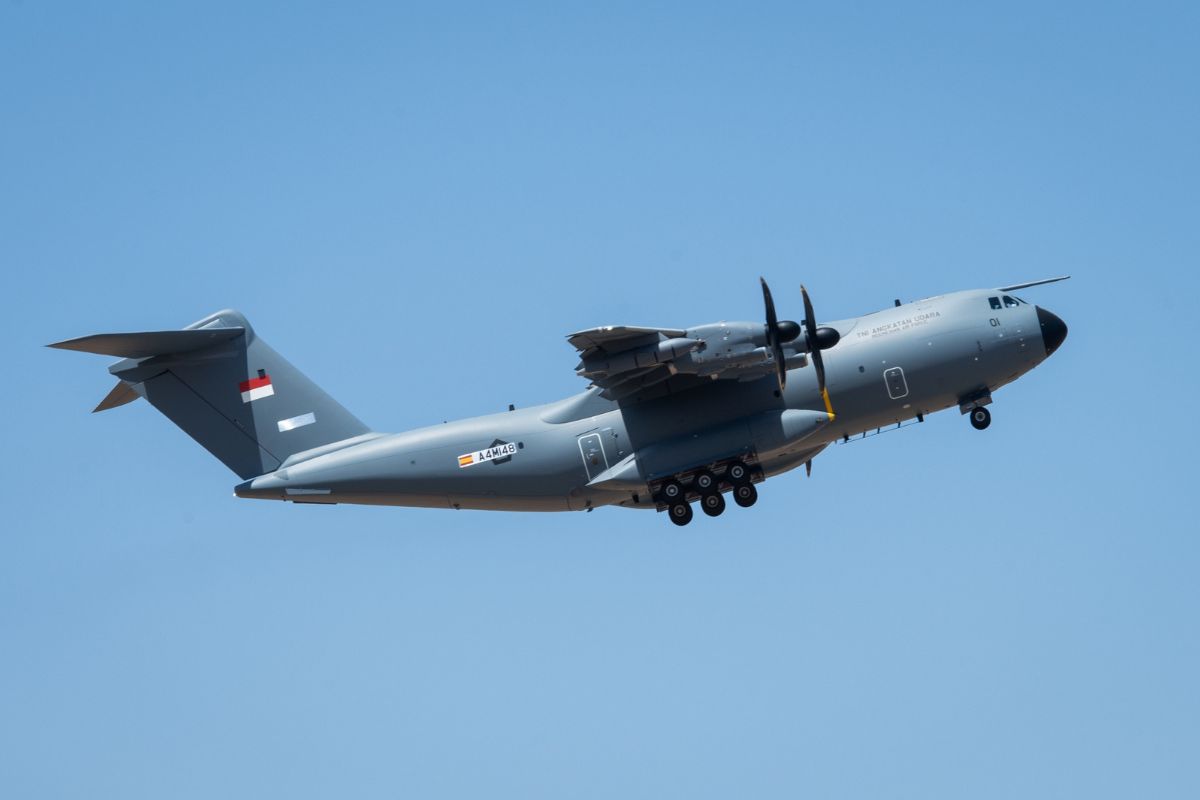 อินโดนีเซีย บินทดสอบ A400M ลำแรกสำเร็จ เตรียมรับมอบปลายปีนี้