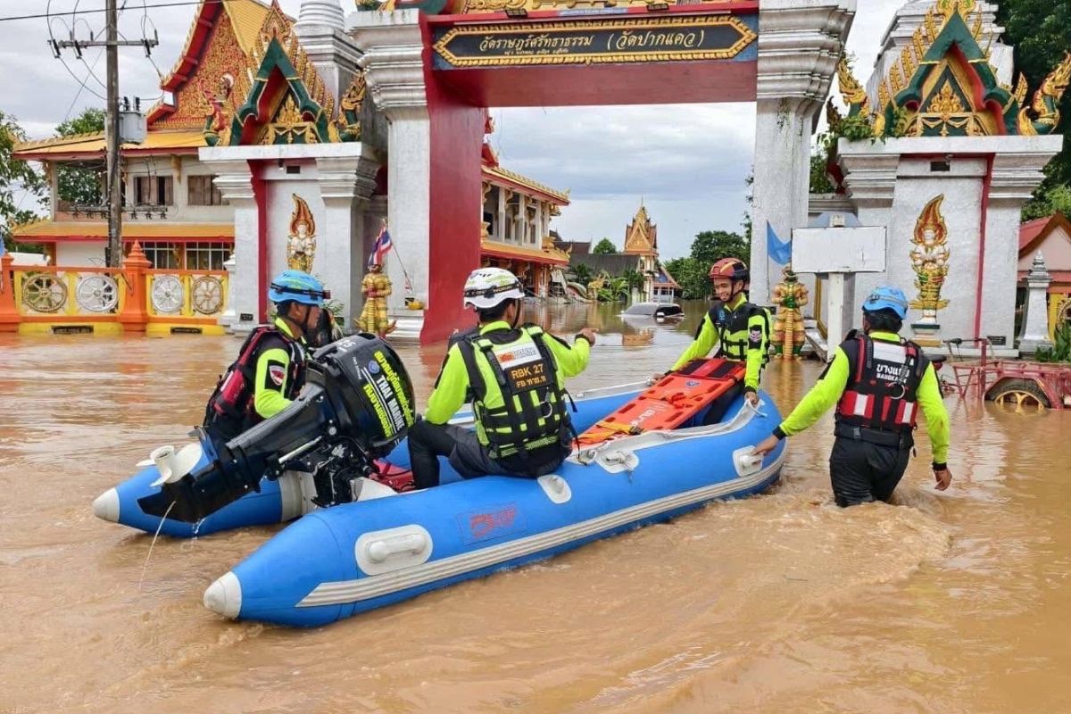 สุโขทัย 4 อำเภออ่วม ‘พายุคาจิกิ’ ทั้งน้ำล้นคันท่วมบ้านเรือน พื้นที่เกษตรเป็นวงกว้าง
