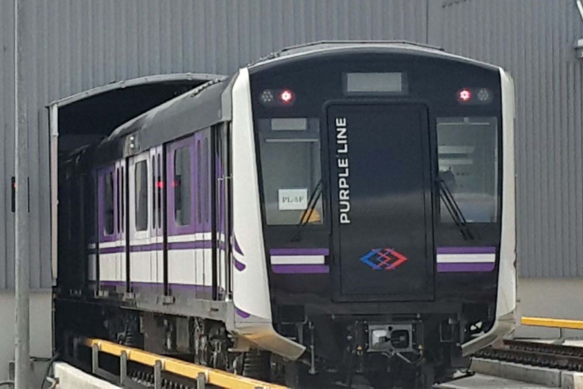 เร่งรถไฟฟ้า “สีม่วงใต้” เดินเครื่องเจาะอุโมงค์ลอดเจ้าพระยา เปิดใช้บางส่วนปี’71
