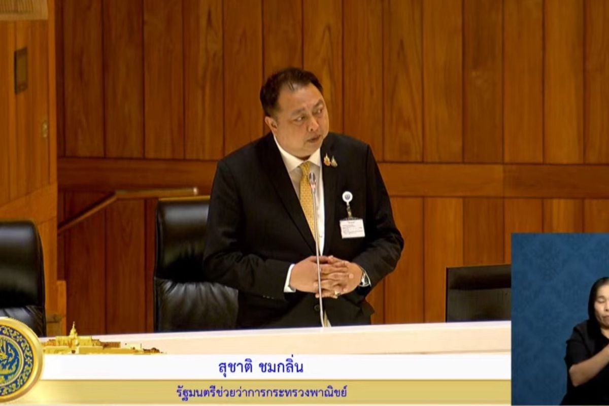 ‘สุชาติ’ แจงสภาเร่งยกระดับรายได้เกษตรกร-คุมเข้มอีคอมเมิร์ซ