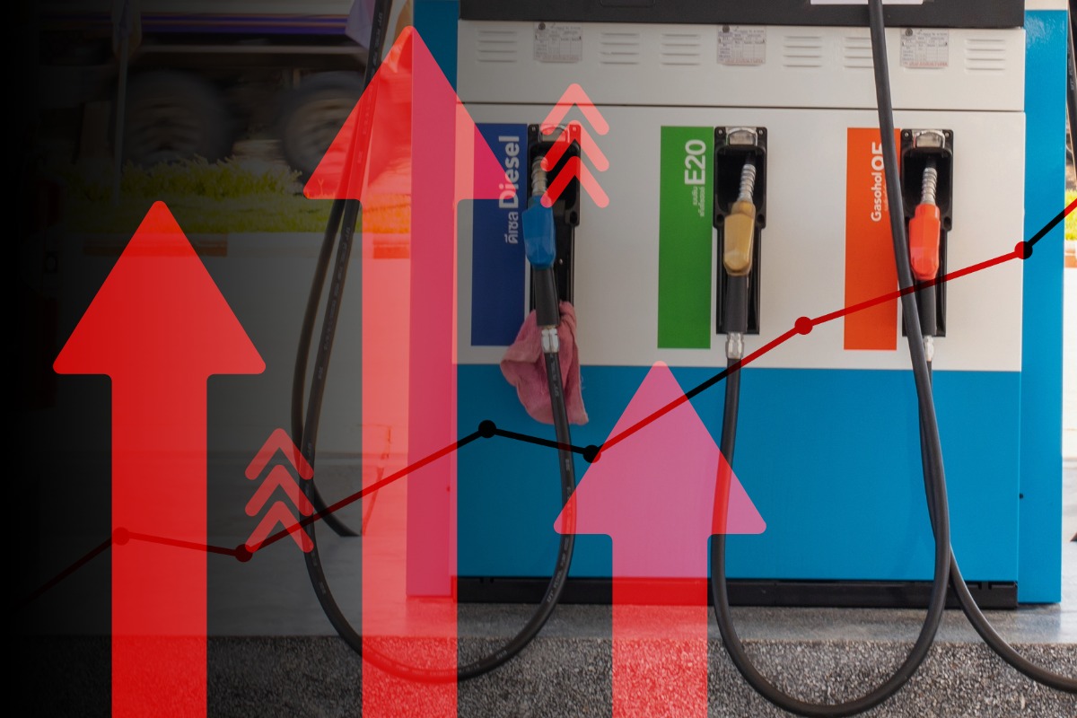 ราคาน้ำมันพรุ่งนี้ (26 มี.ค.) ดีเซล-แก๊สโซฮอล์ ขึ้น 6 บาท น้ำมันพรีเมี่ยม ขึ้น 8 บาท